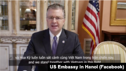 Đại sứ Hoa Kỳ tại Việt nam Daniel Kritenbrink (Facebook US Embassy in Hanoi)